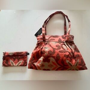 SOLD -Maruca Handmade in Boulder CO Fabric Midsize Handbag Shoulder Bag